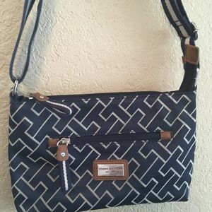 💥Tommy Hilfiger Crossbody Adjustable Navy/White